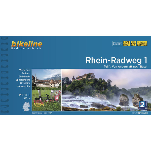 RHEIN-RADWEG 1 Radwanderführer ESTERBAUER GMBH