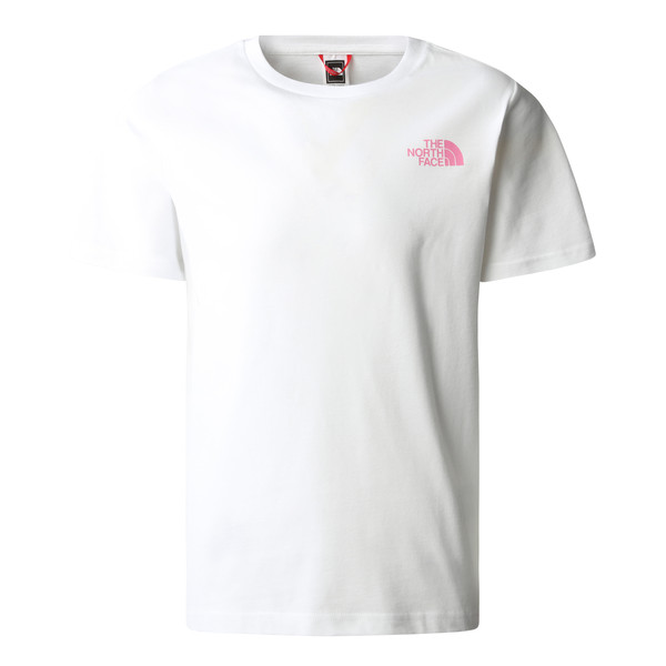 The North Face G S/S RELAXED REDBOX TEE Kinder T-Shirt TNF WHITE