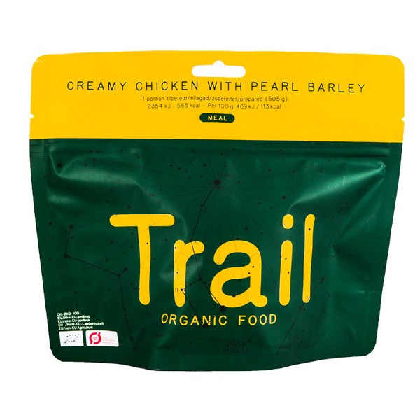 Trail - Organic Food CREAMY CHICKEN WITH PEARL BARLEY Outdoor Essen CREAMY CHICKEN WITH PEARL BARL