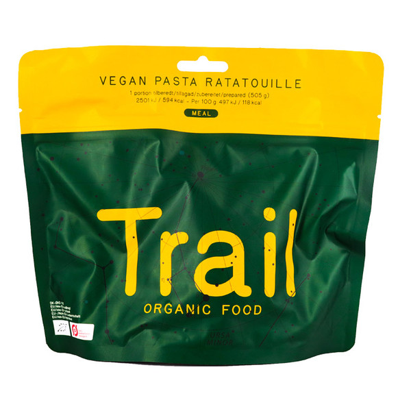 Trail - Organic Food VEGAN RATATOUILLE WITH PASTA Outdoor Essen VEGAN RATATOUILLE WITH PASTA