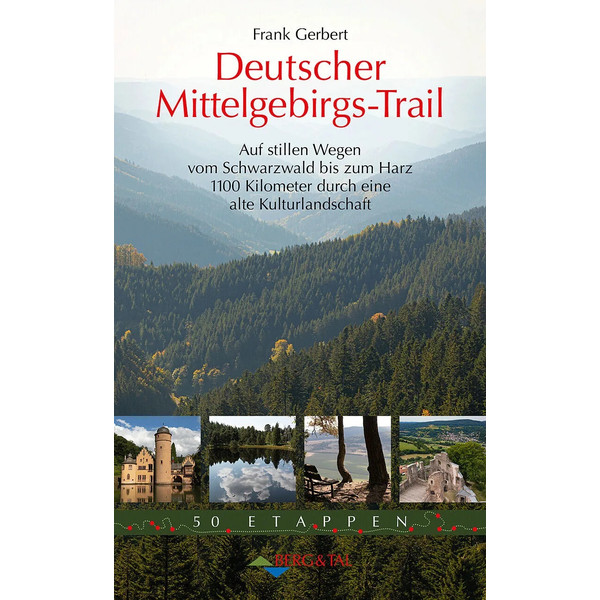 DEUTSCHER MITTELGEBIRGS-TRAIL Wanderführer BERG &  TAL VERLAG