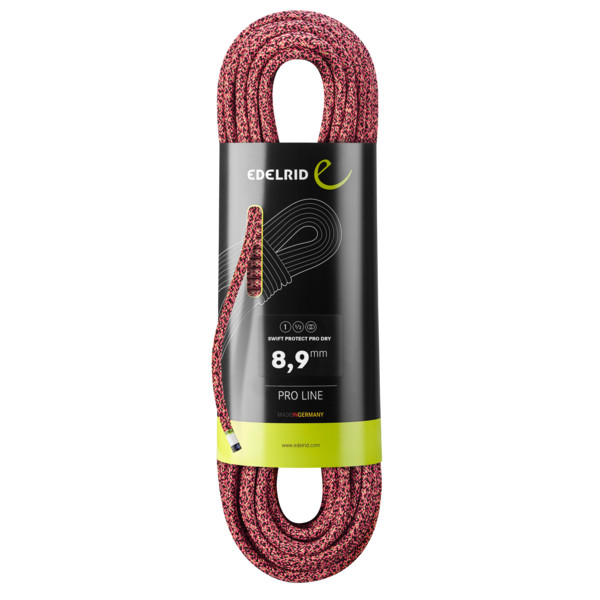 Edelrid SWIFT PROTECT PRO DRY 8,9MM 60 M Kletterseil NIGHT-FIRE