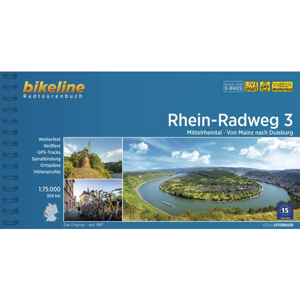 RHEIN-RADWEG TEIL 3 Radwanderführer ESTERBAUER GMBH