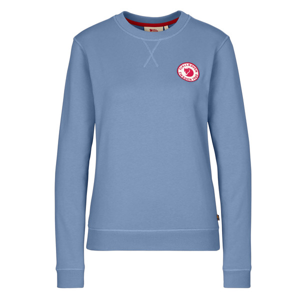 Fjällräven 1960 LOGO BADGE SWEATER W Damen Sweatshirt DAWN BLUE