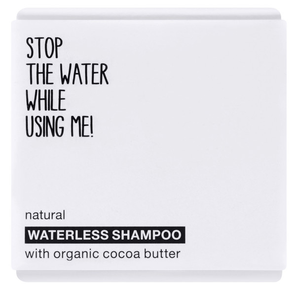 STOP THE WATER WHILE USING ME! WATERLESS SHAMPOO Outdoor Seife WHITE