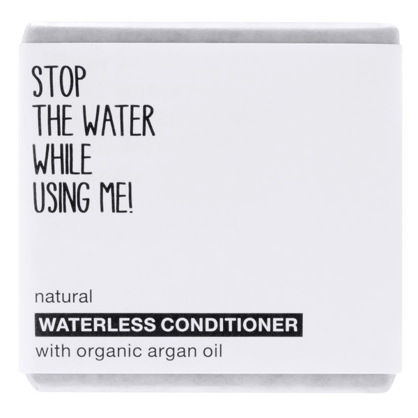 STOP THE WATER WHILE USING ME! WATERLESS CONDITIONER WHITE