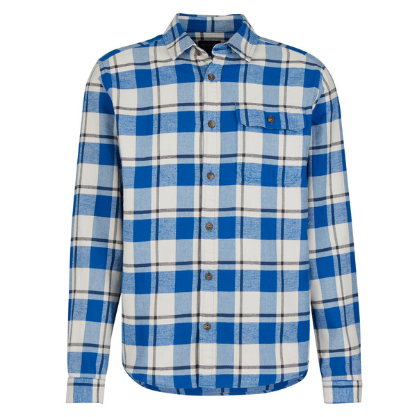 Patagonia M' S L/S COTTON IN CONVERSION LW FJORD FLANNEL SHIRT Herren Outdoor Hemd CAPTAIN: ENDLESS BLUE