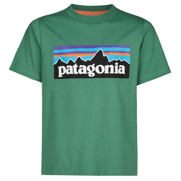 Patagonia K' S P-6 LOGO T-SHIRT Kinder T-Shirt GATHER GREEN