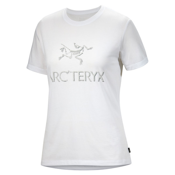 Arc'teryx ARC' WORD COTTON T-SHIRT SS W Damen T-Shirt WHITE LIGHT