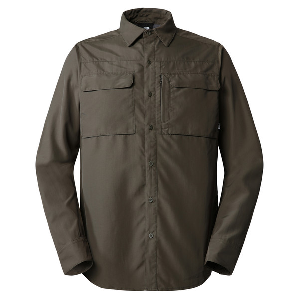 The North Face M L/S SEQUOIA SHIRT Herren Outdoor Hemd NEW TAUPE GREEN
