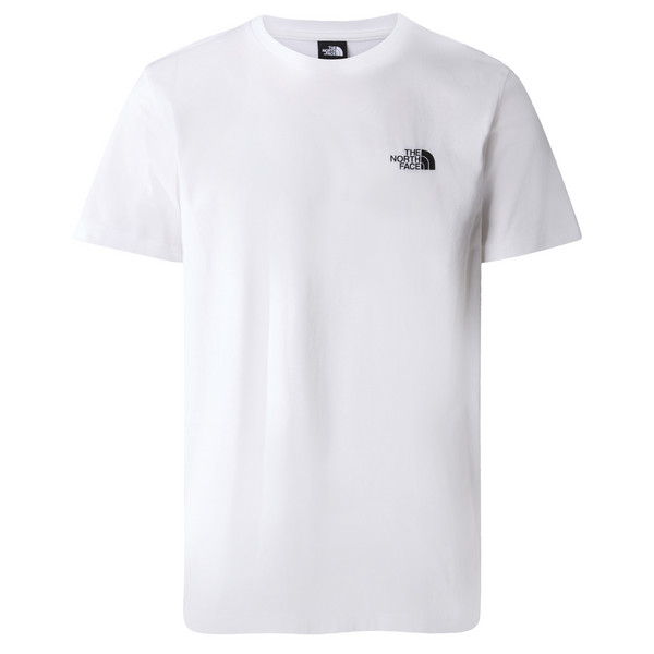 The North Face M S/S SIMPLE DOME TEE Herren T-Shirt TNF WHITE