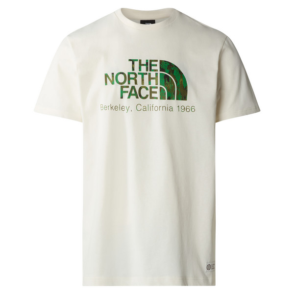 The North Face M BERKELEY CALIFORNIA S/S TEE- IN SCRAP Herren T-Shirt WHITE DUNE/OPTIC EMERAL