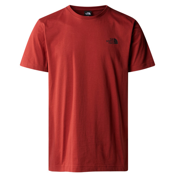 The North Face M S/S SIMPLE DOME TEE Herren T-Shirt IRON RED