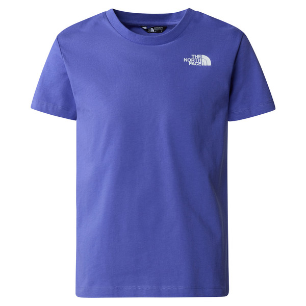 The North Face B S/S REDBOX TEE (BACK BOX GRAPHIC) Kinder T-Shirt DOPAMINE BLUE