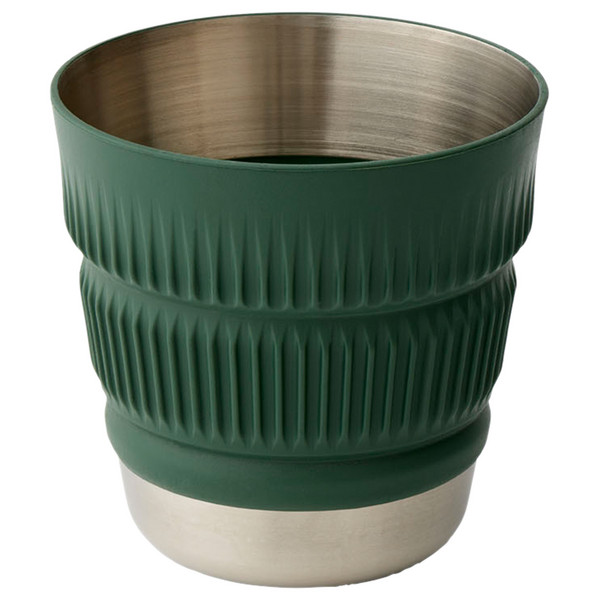 Sea to Summit DETOUR STAINLESS STEEL COLLAPSIBLE MUG Becher LAUREL WREATH GREEN