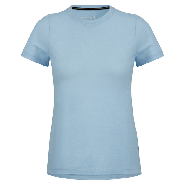 Smartwool W PERFECT CREW TEE Damen T-Shirt WINTER SKY HEATHER