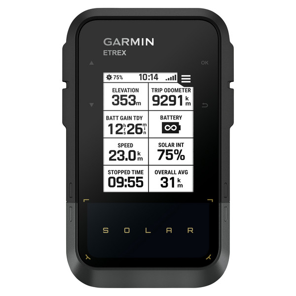 Garmin ETREX SOLAR GPS-Gerät SCHWARZ