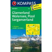  KOKA-126 GLARNERLAND - WALENSEE  - Wanderkarte
