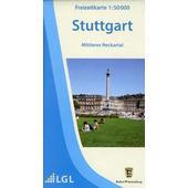  Freizeitkarte Stuttgart und Umgebung 1 : 50 000  - Wanderkarte