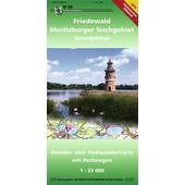 Friedewald - Moritzburger Teichgebiet - Spaargebirge  1 : 33 000  - Wanderkarte
