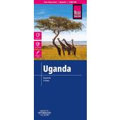  Reise Know-How Landkarte Uganda (1:600.000)  - Straßenkarte