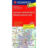  Sachsen-Anhalt Nord - Niedersachsen Ost. Großraum-Radtourenkarte 1 : 125 000  - Fahrradkarte