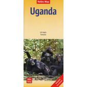  Nelles Map Uganda 1:700 000  - Reiseführer