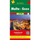  Malta - Gozo, Autokarte 1:30.000  - Straßenkarte