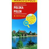  MARCO POLO Länderkarte Polen 1:800 000  - Straßenkarte