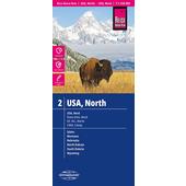  Reise Know-How Landkarte USA 02 Nord 1 : 1.250.000. Idaho, Montana, Wyoming, North Dakota, South Dakota, Nebraska  - Straßenkarte