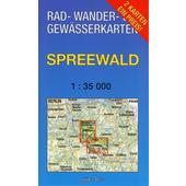  Spreewald 1 : 35 000 Rad-, Wander- und Gewässerkarten-Set  - Fahrradkarte
