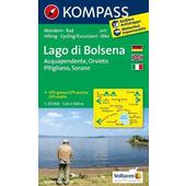  Lago di Bolsena (Acquapendente - Orvieto - Pitigliano - Sorano) 1 : 50 000  - Wanderkarte