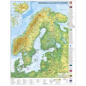  Skandinavien und Baltikum physisch 1 : 30.000 000  - Karte