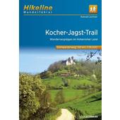  Hikeline Wanderführer Fernwanderweg Kocher-Jagst-Trail 1 : 35 000  - Wanderführer