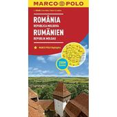  MARCO POLO Länderkarte Rumänien, Republik Moldau 1:800 000  - Straßenkarte