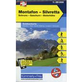  KuF Österreich Outdoorkarte 02 Montafon - Silvretta 1 : 35 000  - Wanderkarte