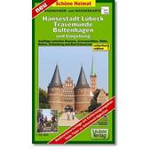  Hansestadt Lübeck, Travemünde, Boltenhagen und Umgebung Radwander- und Wanderkarte 1 : 50 000  - Wanderkarte