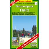  Große Wanderkarte-, Ski- und Radwanderkarte Nationalpark Harz 1 : 35 000  - Wanderkarte