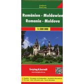  Rumänien, Moldawien 1 : 500 000. Autokarte  - Straßenkarte