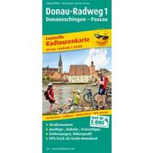  Radtourenkarte Donau-Radweg 01. Donaueschingen - Passau 1 : 50 000  - Fahrradkarte
