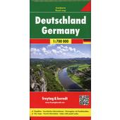  Deutschland, Autokarte 1:700.000  - Straßenkarte