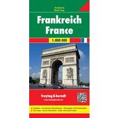 Frankreich 1 : 800 000 Autolarte  - Straßenkarte
