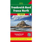  Frankreich Nord / France Nord 1 : 500 000. Autokarte  - Straßenkarte