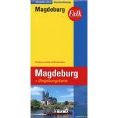  Falk Stadtplan Extra Standardfaltung Magdeburg 1 : 20 000  - Stadtplan