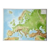  Reliefkarte Europa Gross 1 : 8 000 000  - Karte