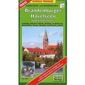  Brandenburger Havelseen und Umgebung 1 : 35 000. Radwander- und Wanderkarte  - Wanderkarte