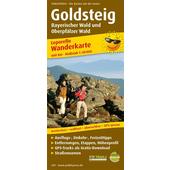  Wanderkarte Goldsteig, Bayerischer Wald und Oberpfälzer Wald 1 : 50 000  - Wanderkarte