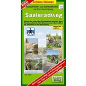  Saale-Radwanderweg 1 : 50 000  - Fahrradkarte