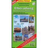  Radwanderkarte Elberadweg Bad Schandau - Magdeburg 1 : 50 000  - Fahrradkarte