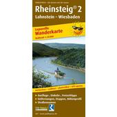 Wanderkarte Rheinsteig 02. Lahnstein - Wiesbaden 1 : 25 000  - Wanderkarte